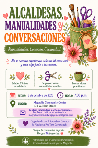 Spanish arts flyer